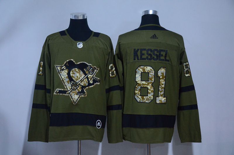 MEN 2017 NHL Pittsburgh Penguins #81 Kessel green Adidas Stitched Jersey